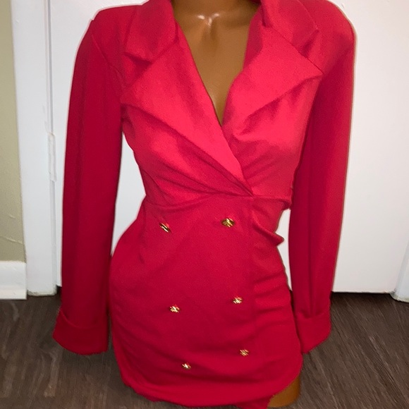 PrettyLittleThing Dresses & Skirts - SALE🔥Legendary 🥂 Red blazer dress